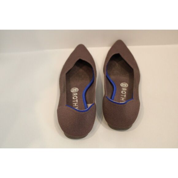 Rothy's gray pointed toe fabric ballet flats size 8 - Picture 4 of 8